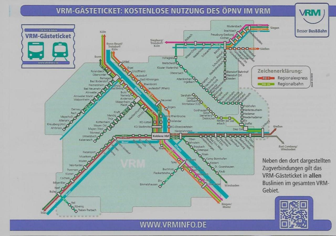 Apartament Haus Der Rosen Boppard Zewnętrze zdjęcie